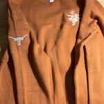 Custom Longhorn embroidered burnt orange hoodies by Alpha Dogg Graphics